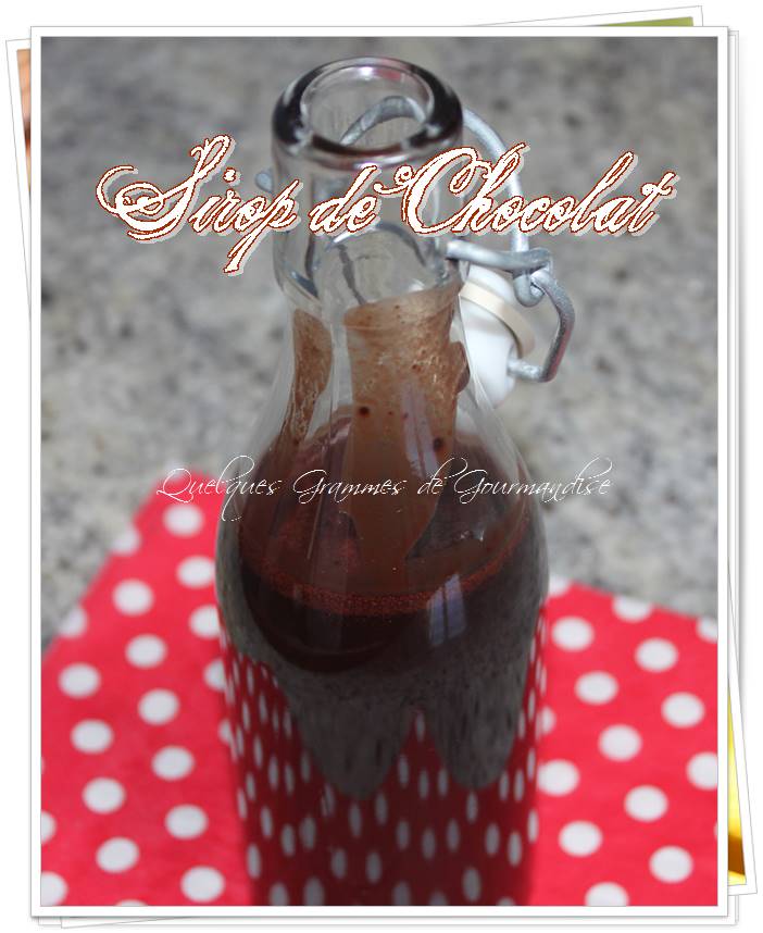 sirop de chocolat