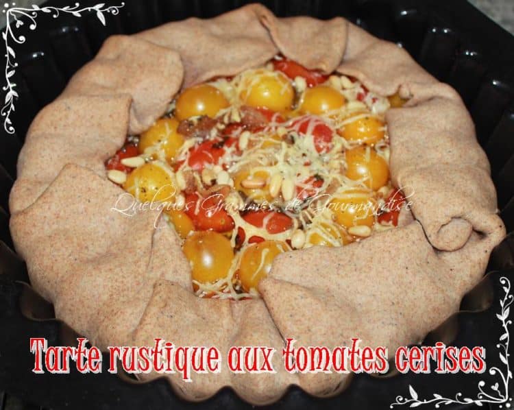 tarte rustique aux tomates