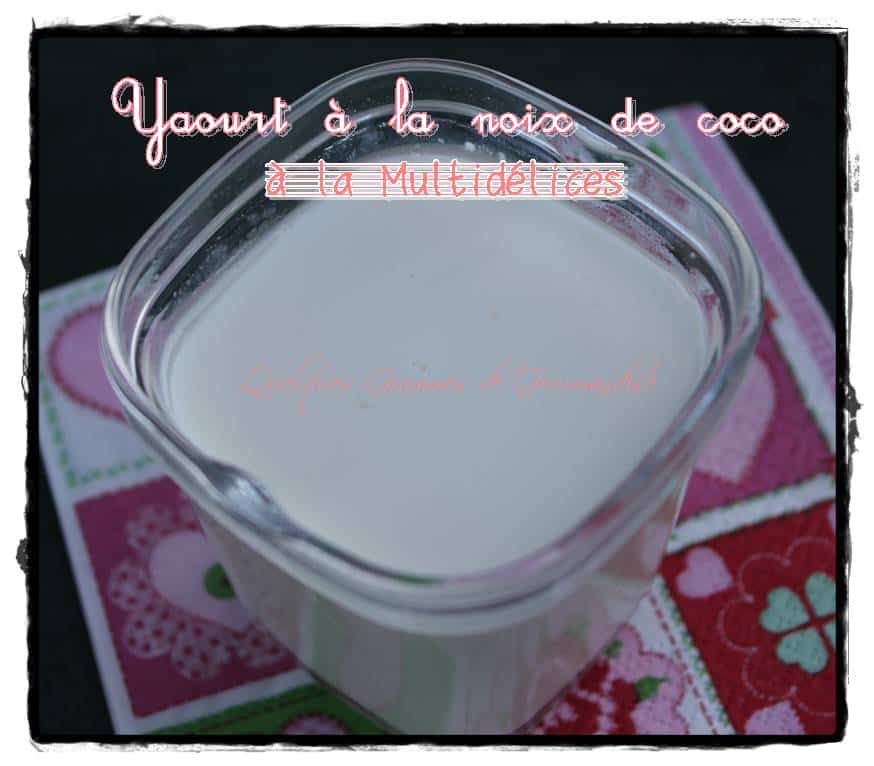 yaourt à la noix de coco à la Multidélices