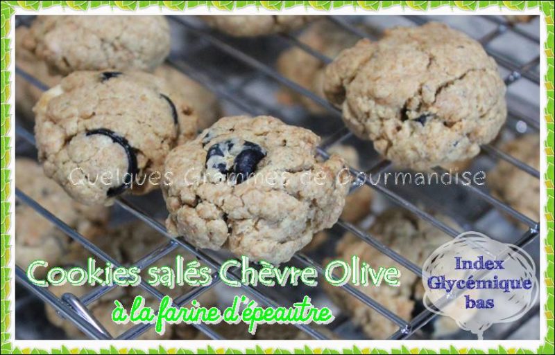 Cookies Salés Chèvre Olive 
