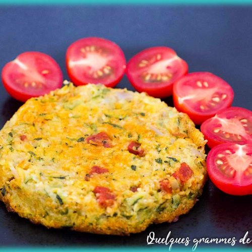 recette de galettes courgettes lentilles et chorizo