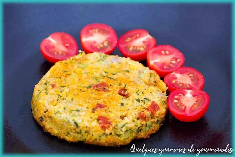 recette de galettes courgettes lentilles et chorizo