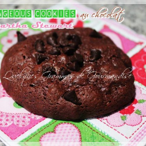 Outrageous cookie au chocolat de Martha Stewart