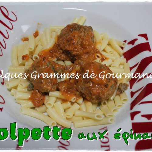 boulettes aux épinards