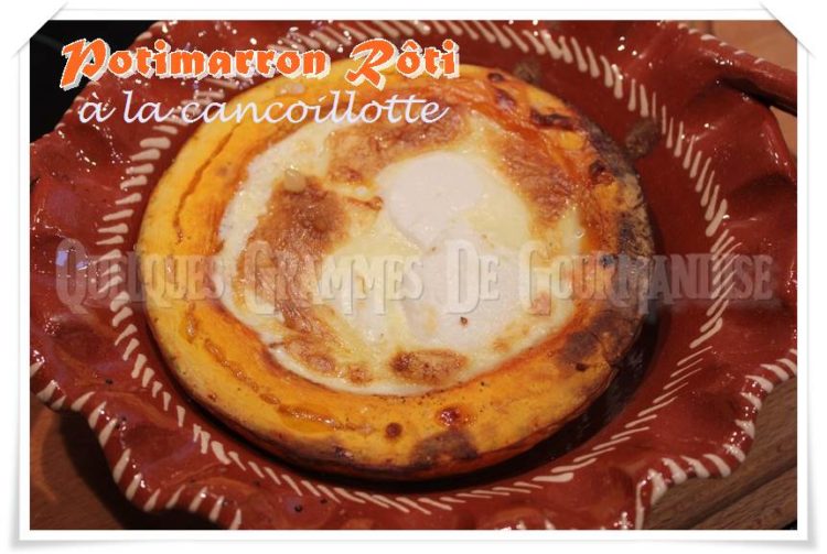 potimarron rôti au fromage