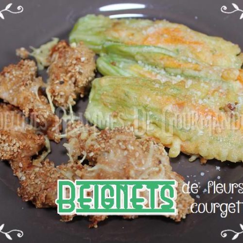beignets de fleurs de courgettes