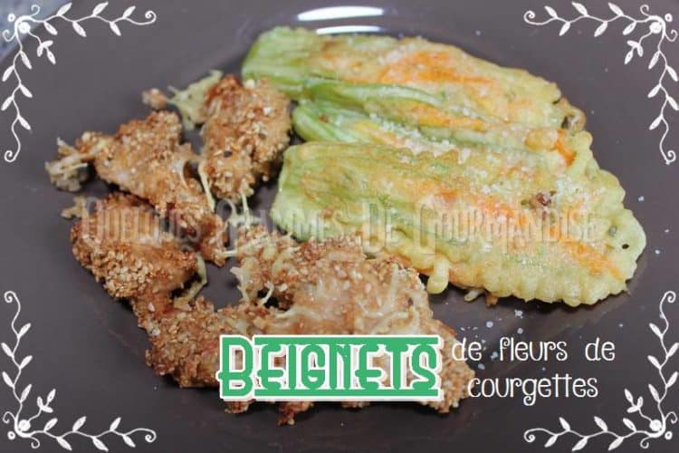 beignets de fleurs de courgettes