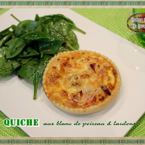 quiche aux blancs de poireaux