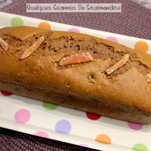 pain d'épices vegan aux oranges confites