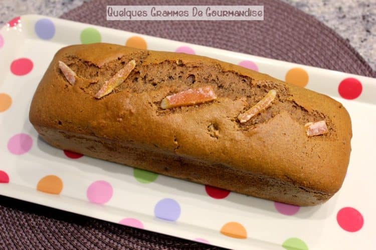 pain d'épices vegan aux oranges confites