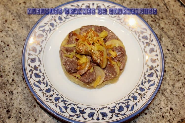 Tatin de magret de canard- pommes de terre