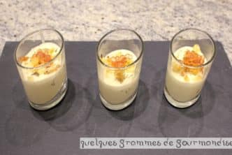 Ravioles croustillantes, crème de foie gras