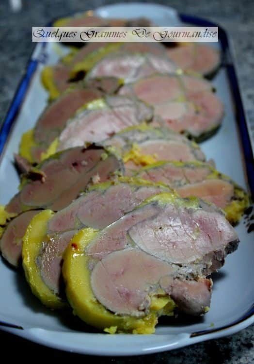 Foie gras mi-cuit à la vapeur douce