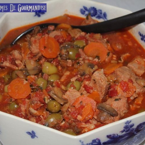 saute de veau aux olives