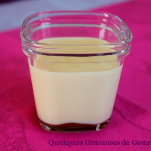Crème vanille caramel au beurre salé
