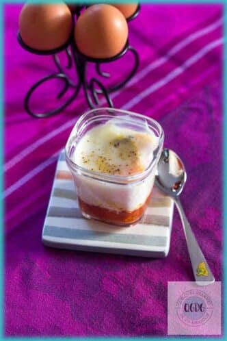 Oeuf cocotte aux 3 fromages