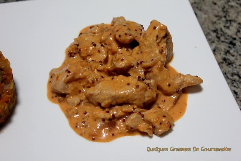 dinde à la moutarde