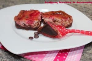 brownie cheesecake framboise3