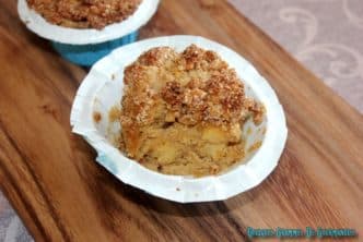 muffin crumble pomme