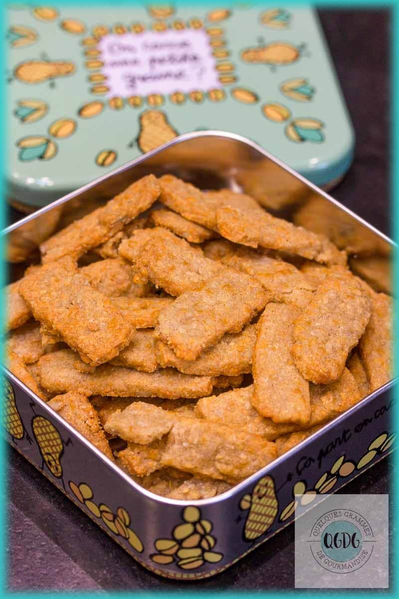 allumettes au fromage aux 4 épices sans gluten