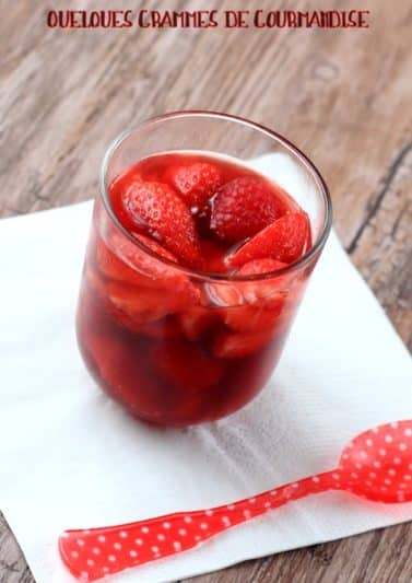 fruits rouges en gelée