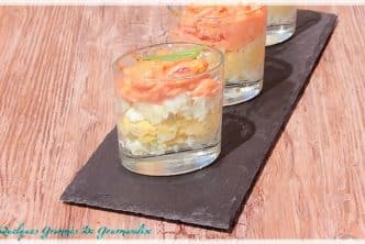 oeuf mimosa en verrine