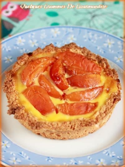 tartelette moelleuse aux abricots