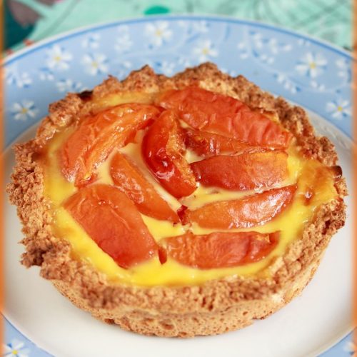 tartelette moelleuse aux abricots