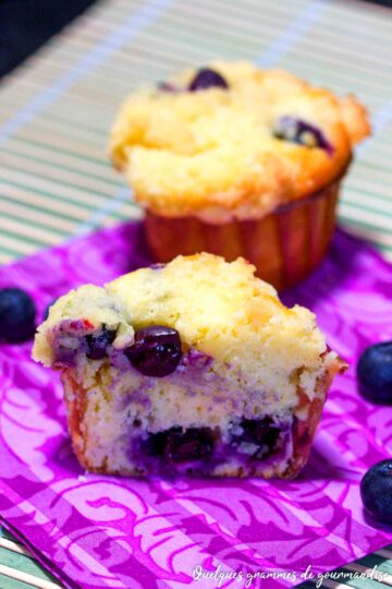 Muffins aux myrtilles