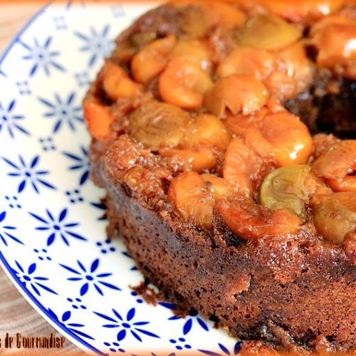 gâteau renversé de Martha Stewart