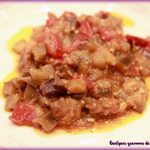 riste d'aubergines