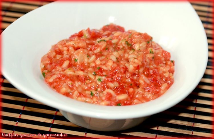risotto a la tomate omnicuiseur