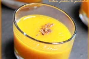 velouté de carotte à l'orange et au cumin