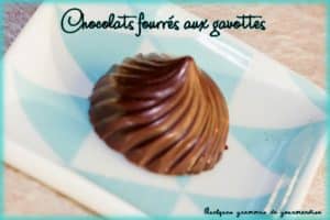 chocolats fourrés aux gavottes