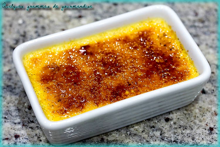 crème brûlée de Philippe Conticini