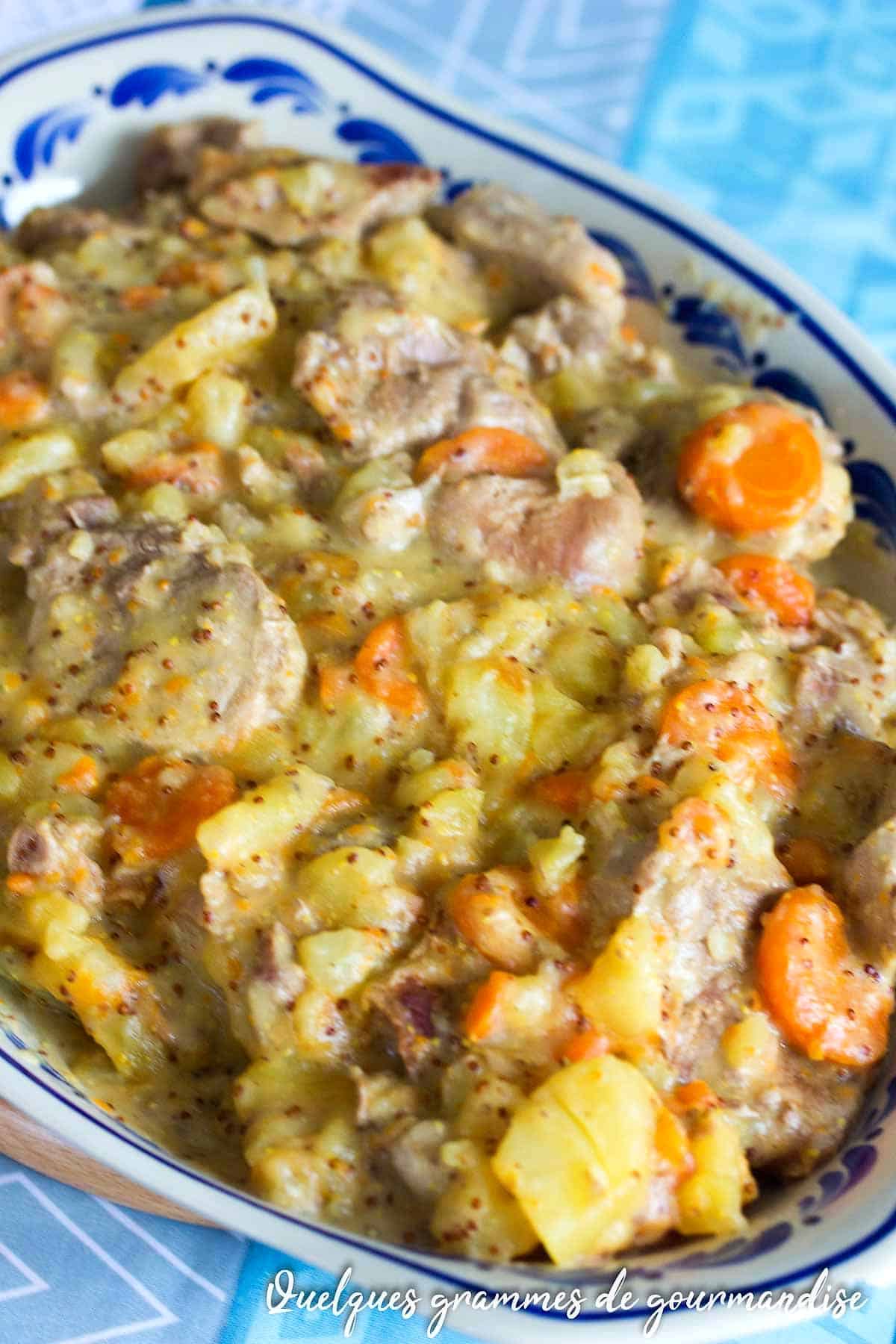 Filet mignon à la crème de moutarde