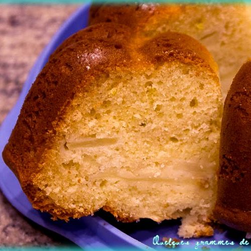 ciambellone aux pommes et citron