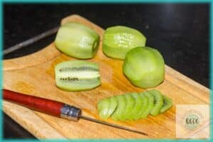 Clafoutis aux kiwis