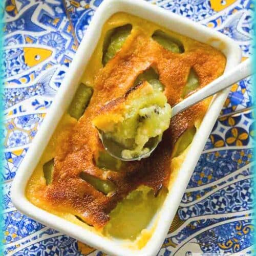 Clafoutis aux kiwis