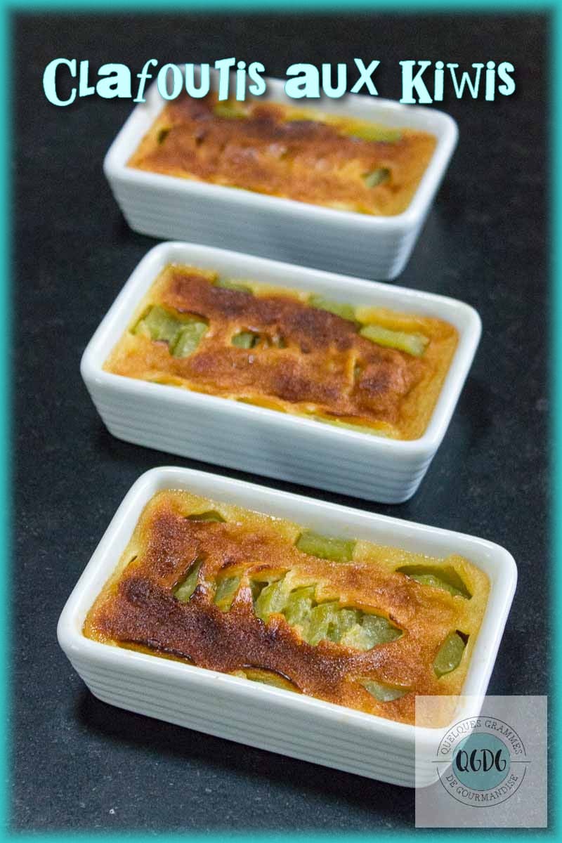 Clafoutis aux kiwis