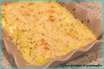 crumble poireau jambon feta