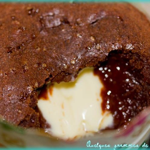 moelleux au chocolat coeur coulant