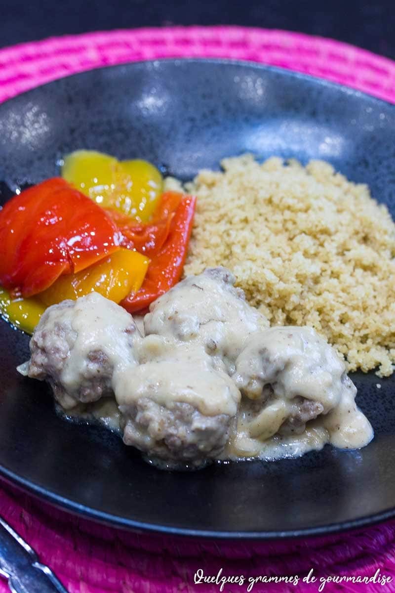 Boulettes de viande à la crème