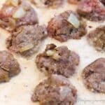 Boulettes de viande à la crème