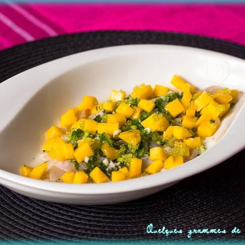 ceviche daurade mangue