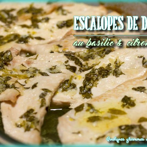 dinde au basilic et citron vert