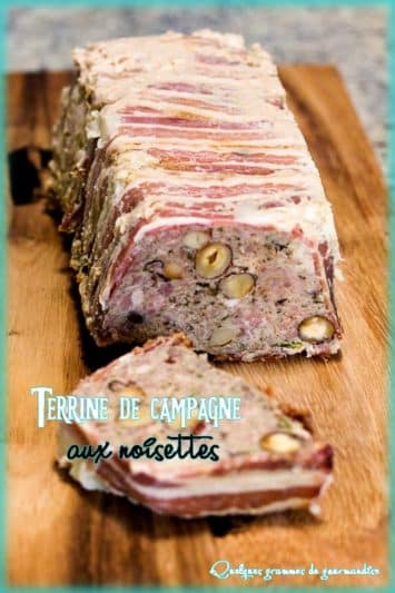 terrine de campagne aux noisettes