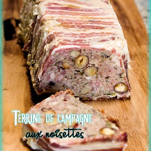 terrine de campagne aux noisettes