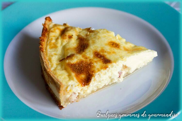 recette de quiche lorraine de Frédéric Anton