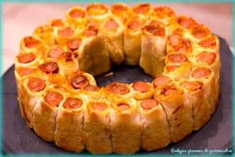 couronne feuilletes saucisse
